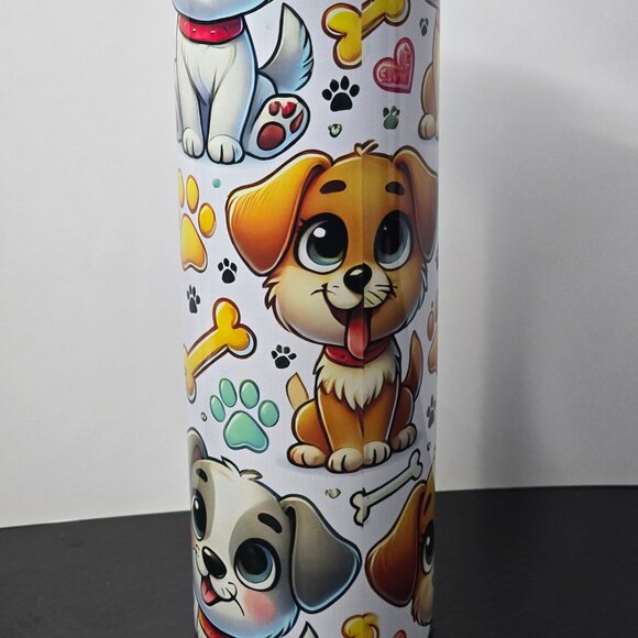 20 oz Cute Puppy Tumbler - Picture 4 of 4